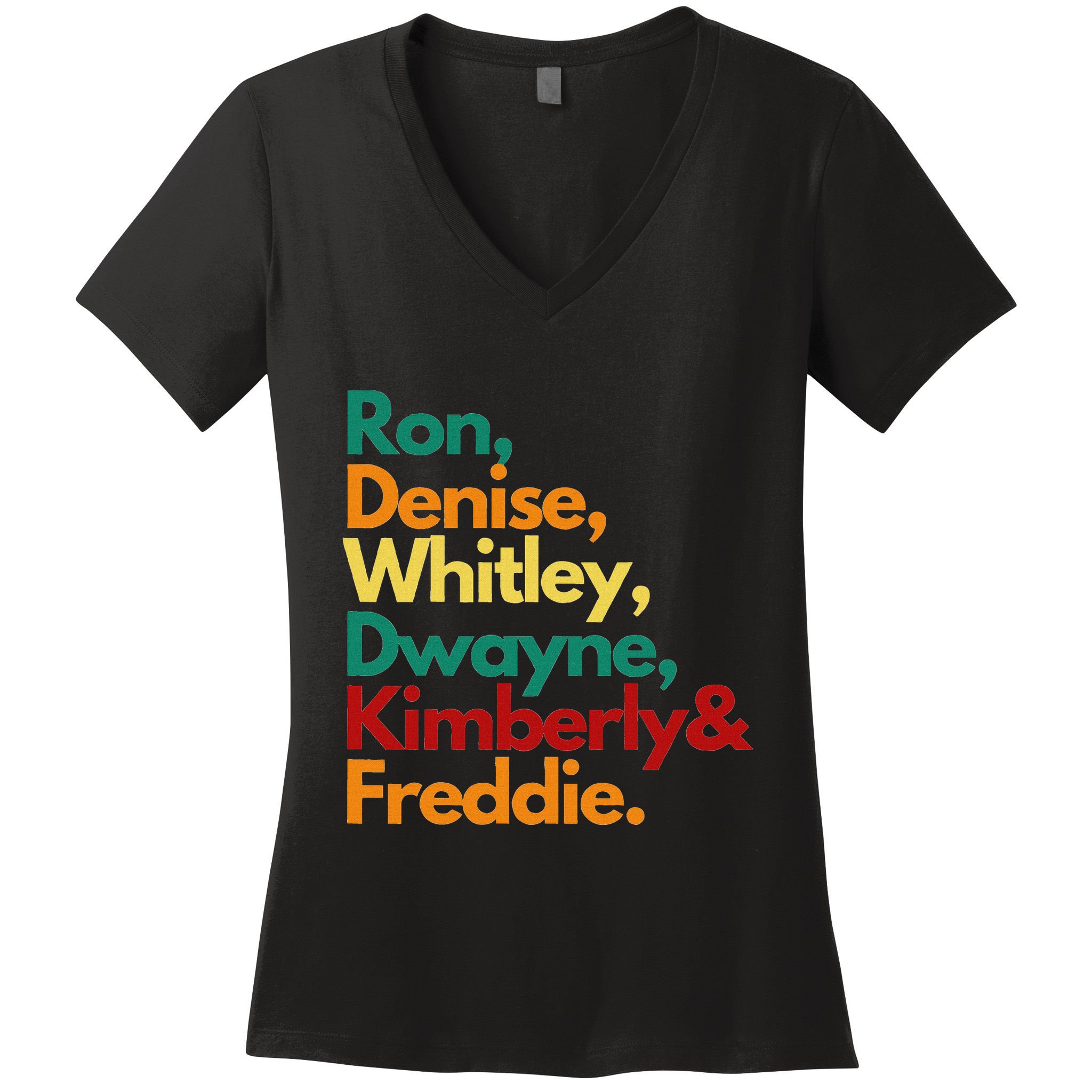 Hbcu Black College Graduates Whitley Retro For And Women Women's V-Neck T-Shirt