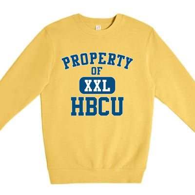 Historically Black College University Property Of My Hbcu Gift Premium Crewneck Sweatshirt