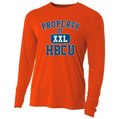 Historically Black College University Property Of My Hbcu Gift Cooling Performance Long Sleeve Crew