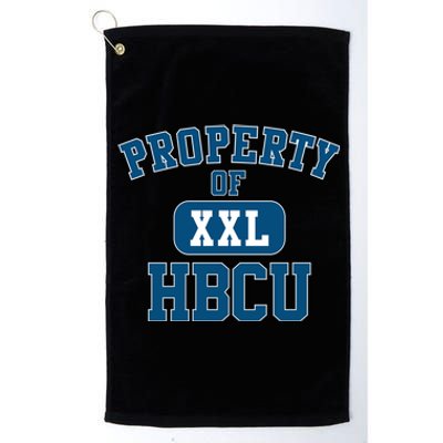 Historically Black College University Property Of My Hbcu Gift Platinum Collection Golf Towel