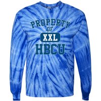 Historically Black College University Property Of My Hbcu Gift Tie-Dye Long Sleeve Shirt