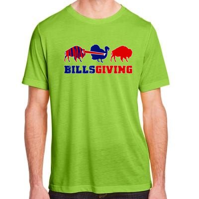 Happy Billsgivings Chicken Football Thanksgiving Adult ChromaSoft Performance T-Shirt