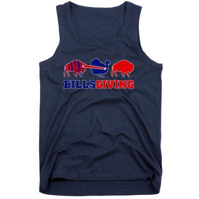 Happy Billsgivings Chicken Football Thanksgiving Tank Top