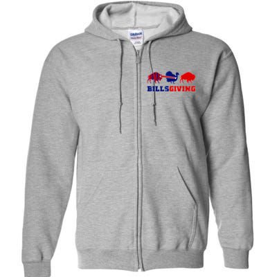 Happy Billsgivings Chicken Football Thanksgiving Full Zip Hoodie