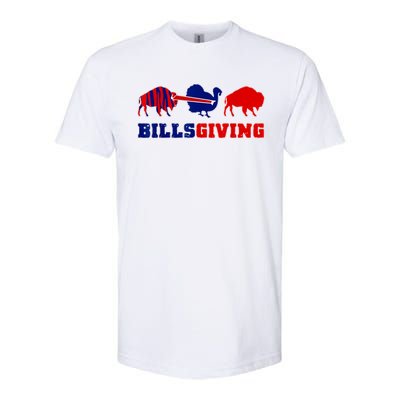 Happy Billsgivings Chicken Football Thanksgiving Softstyle CVC T-Shirt