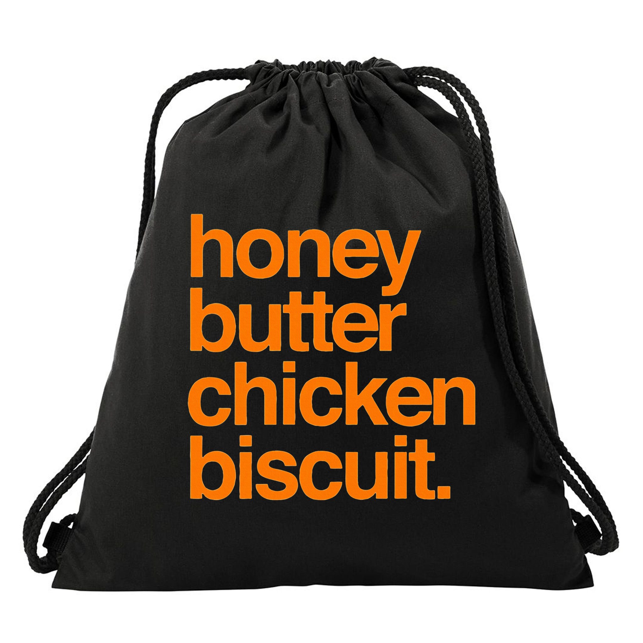 Honey Butter Chicken Biscuit Texas Pride Drawstring Bag