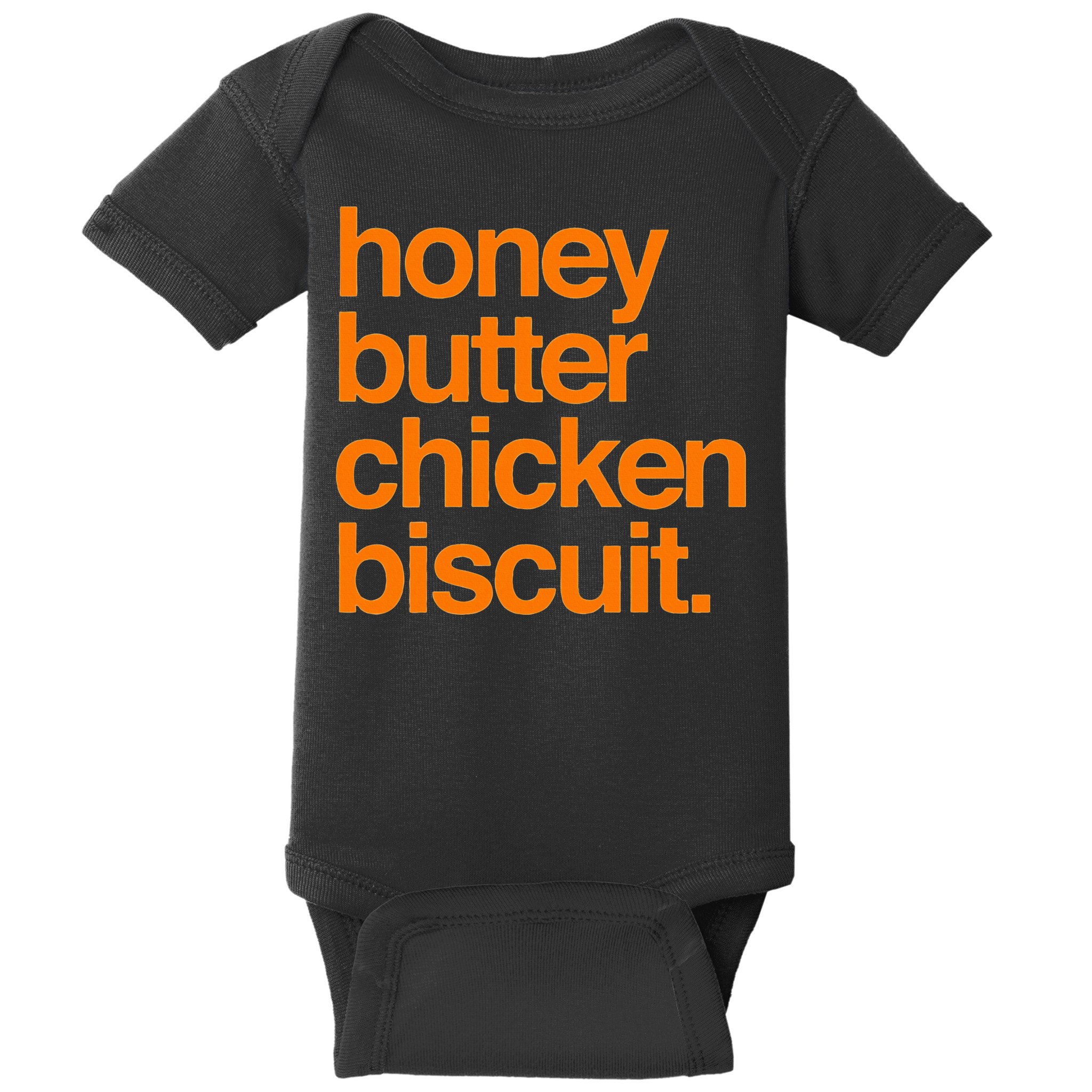 Honey Butter Chicken Biscuit Texas Pride Baby Bodysuit
