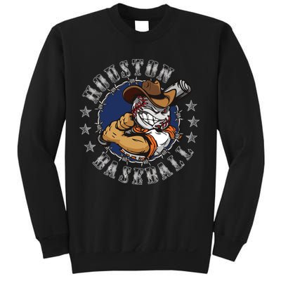 Houston Baseball Cartoon Sweatshirt