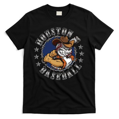 Houston Baseball Cartoon T-Shirt