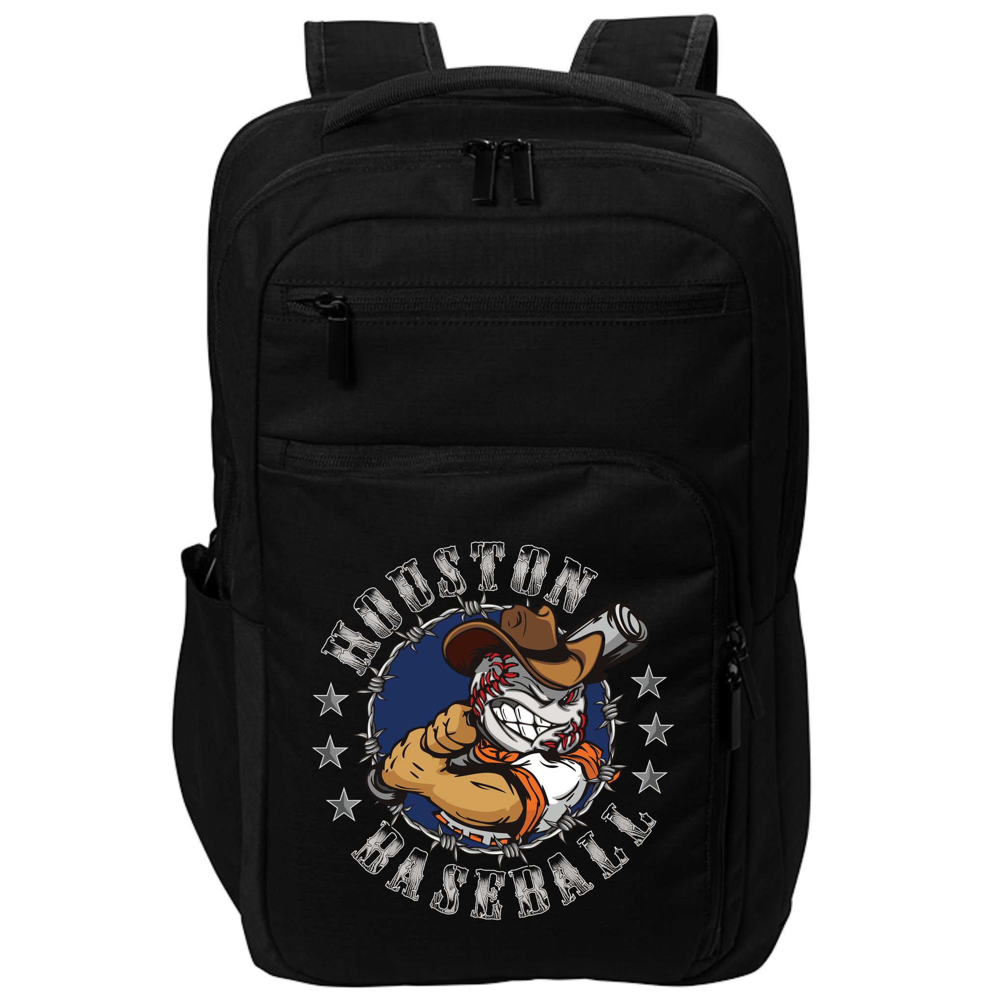 Houston Baseball Cartoon Impact Tech Backpack