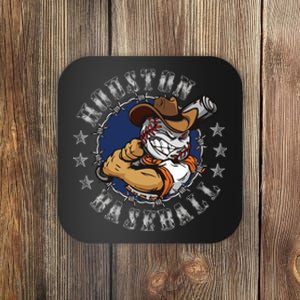 Houston Baseball Cartoon Coaster