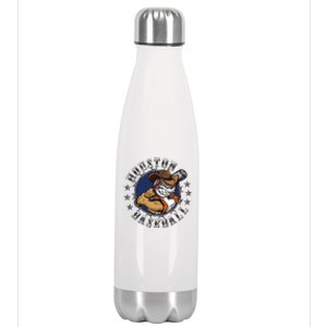 Houston Baseball Cartoon Stainless Steel Insulated Water Bottle