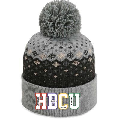 Historically Black College University Student Hbcu Made Gift The Baniff Cuffed Pom Beanie