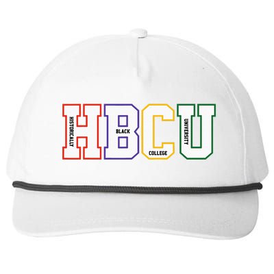 Historically Black College University Student HBCU Made Snapback Five-Panel Rope Hat