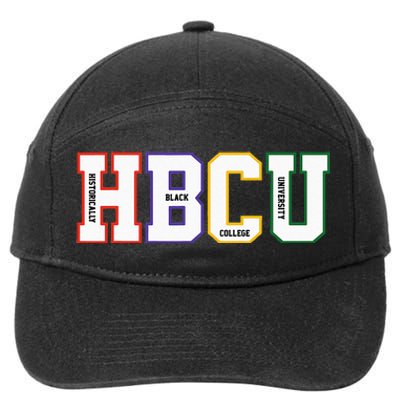 Historically Black College University Student HBCU Made 7-Panel Snapback Hat