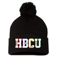 Historically Black College University Student HBCU Made Pom Pom 12in Knit Beanie