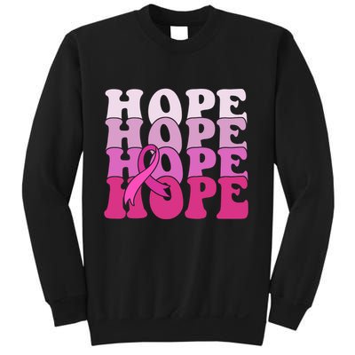 Hope Breast Cancer Awareness Ribbon Sweatshirt