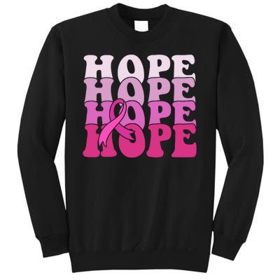 Hope Breast Cancer Awareness Ribbon Sweatshirt