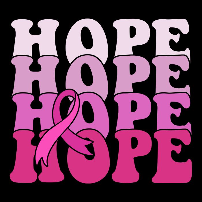 Hope Breast Cancer Awareness Ribbon Bucket Hat