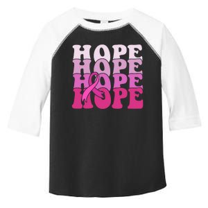 Hope Breast Cancer Awareness Ribbon Toddler Fine Jersey T-Shirt