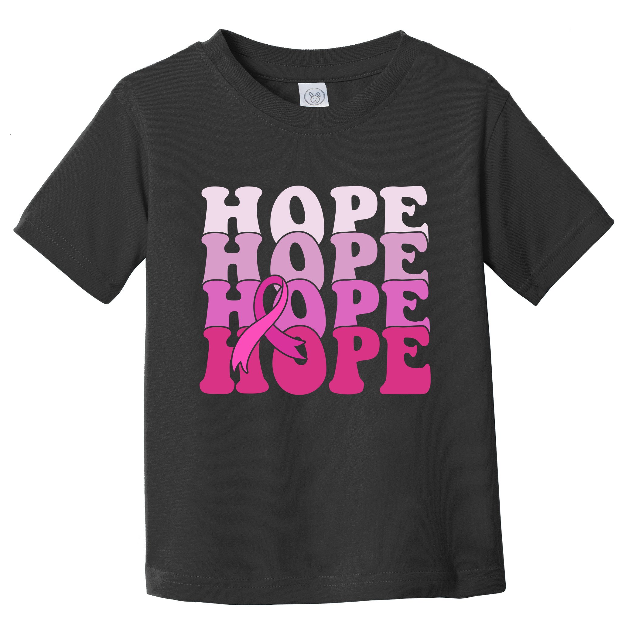 Hope Breast Cancer Awareness Ribbon Toddler T-Shirt