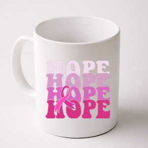 Hope Breast Cancer Awareness Ribbon Coffee Mug