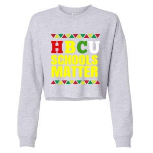 Historically Black College University Student Hbcu Gift Cropped Pullover Crew