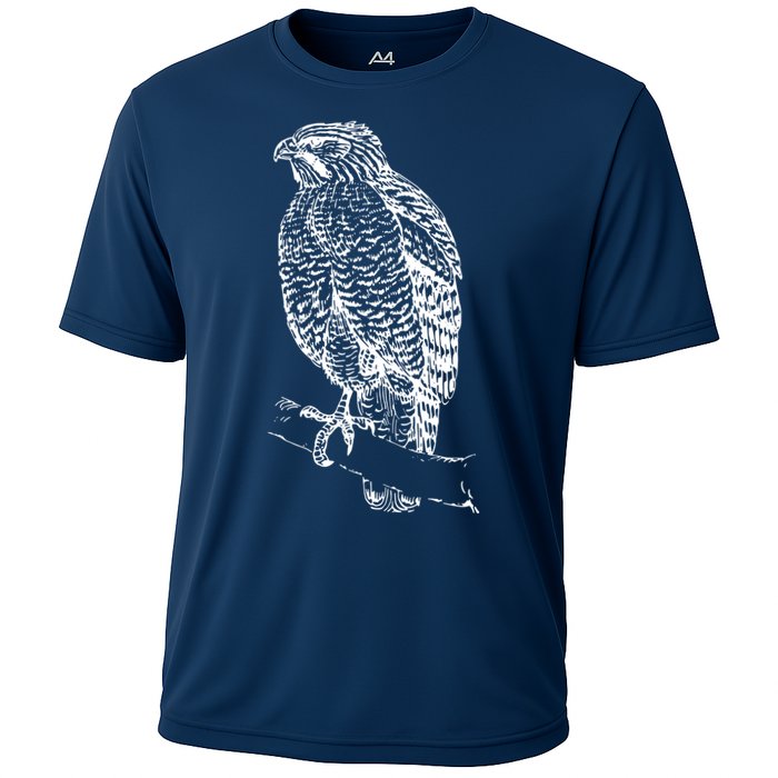 Hawk Bird Cool Novelty Cooling Performance Crew T-Shirt