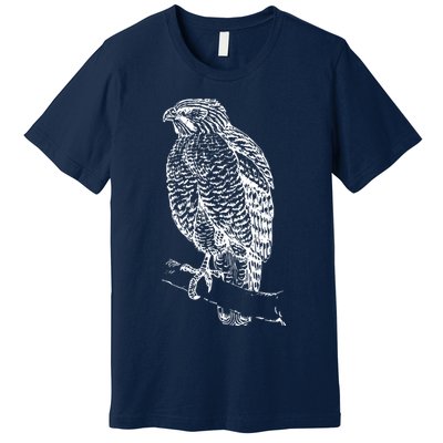 Hawk Bird Cool Novelty Premium T-Shirt