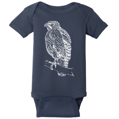 Hawk Bird Cool Novelty Baby Bodysuit