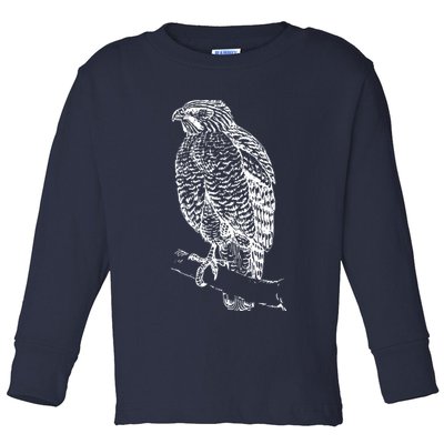 Hawk Bird Cool Novelty Toddler Long Sleeve Shirt