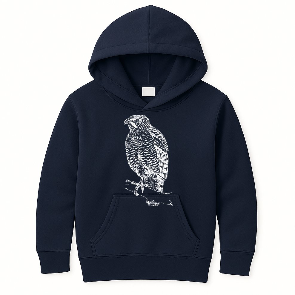 Hawk Bird Cool Novelty Kids Hoodie