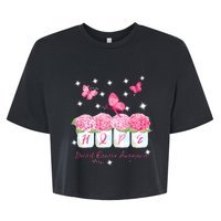 Hope Breast Cancer Awareness Bella+Canvas Jersey Crop Tee