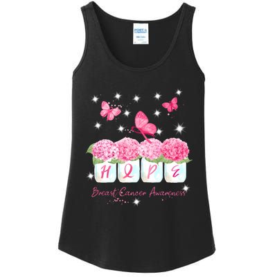 Hope Breast Cancer Awareness Ladies Essential Tank