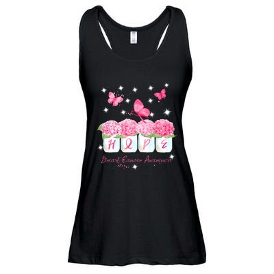 Hope Breast Cancer Awareness Ladies Essential Flowy Tank