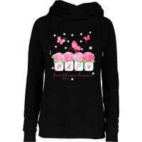 Hope Breast Cancer Awareness Womens Funnel Neck Pullover Hood