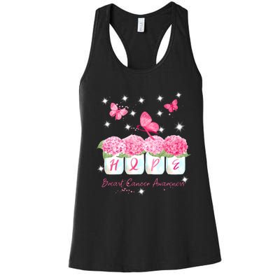 Hope Breast Cancer Awareness Women's Racerback Tank