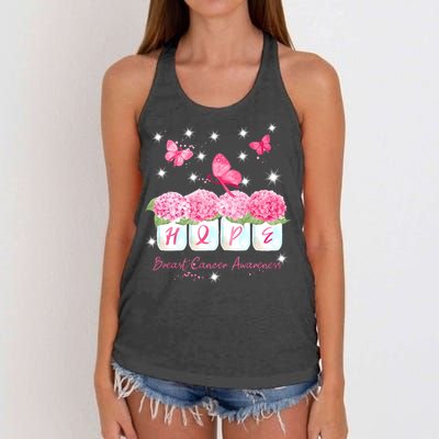 Hope Breast Cancer Awareness Women's Knotted Racerback Tank