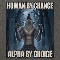 Human By Chance Alpha By Choice Alpha Wolf Meme Cotton Canvas Backpack