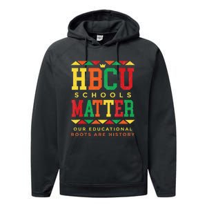 HBCU Black College School Matters African American Student Performance Fleece Hoodie