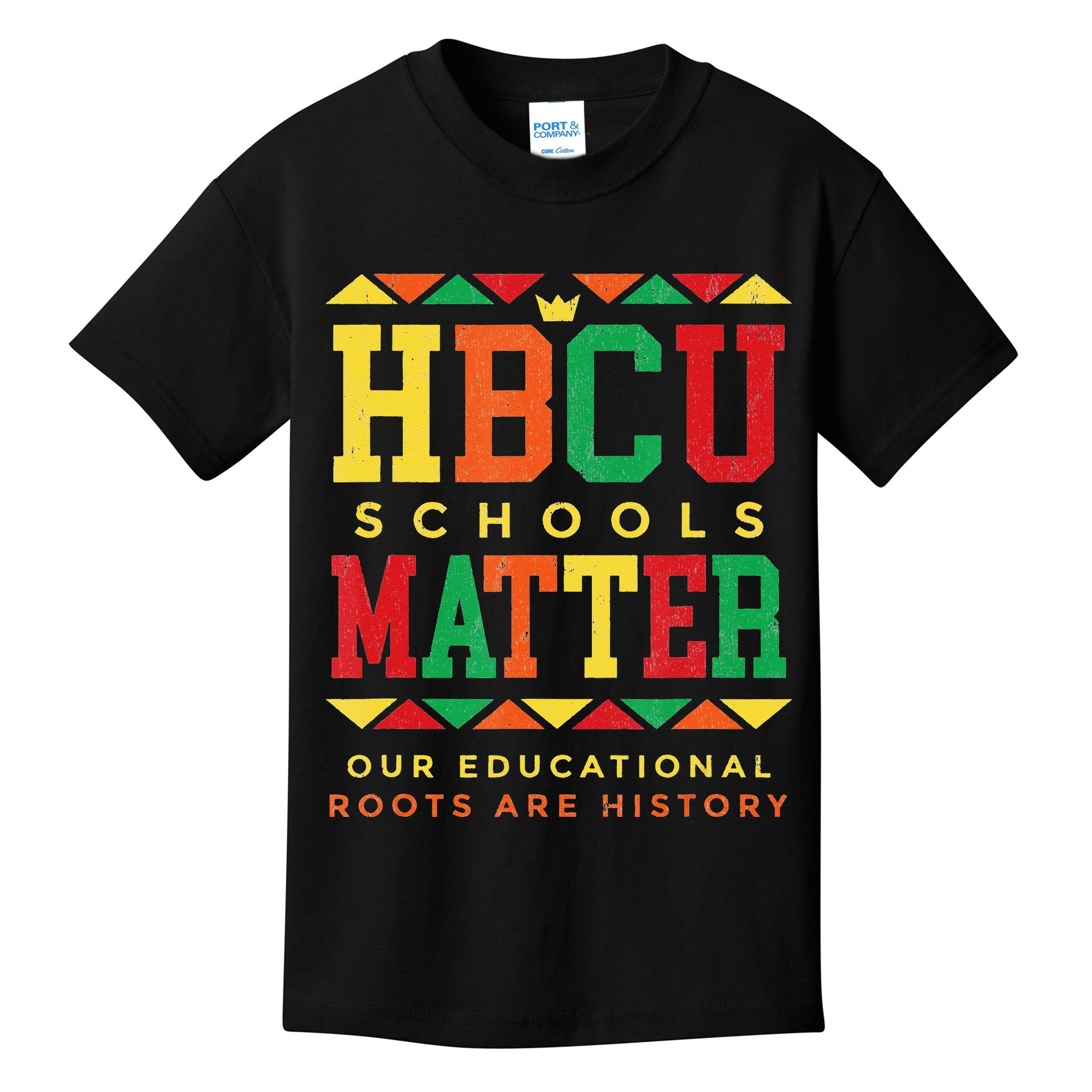 HBCU Black College School Matters African American Student Kids T-Shirt