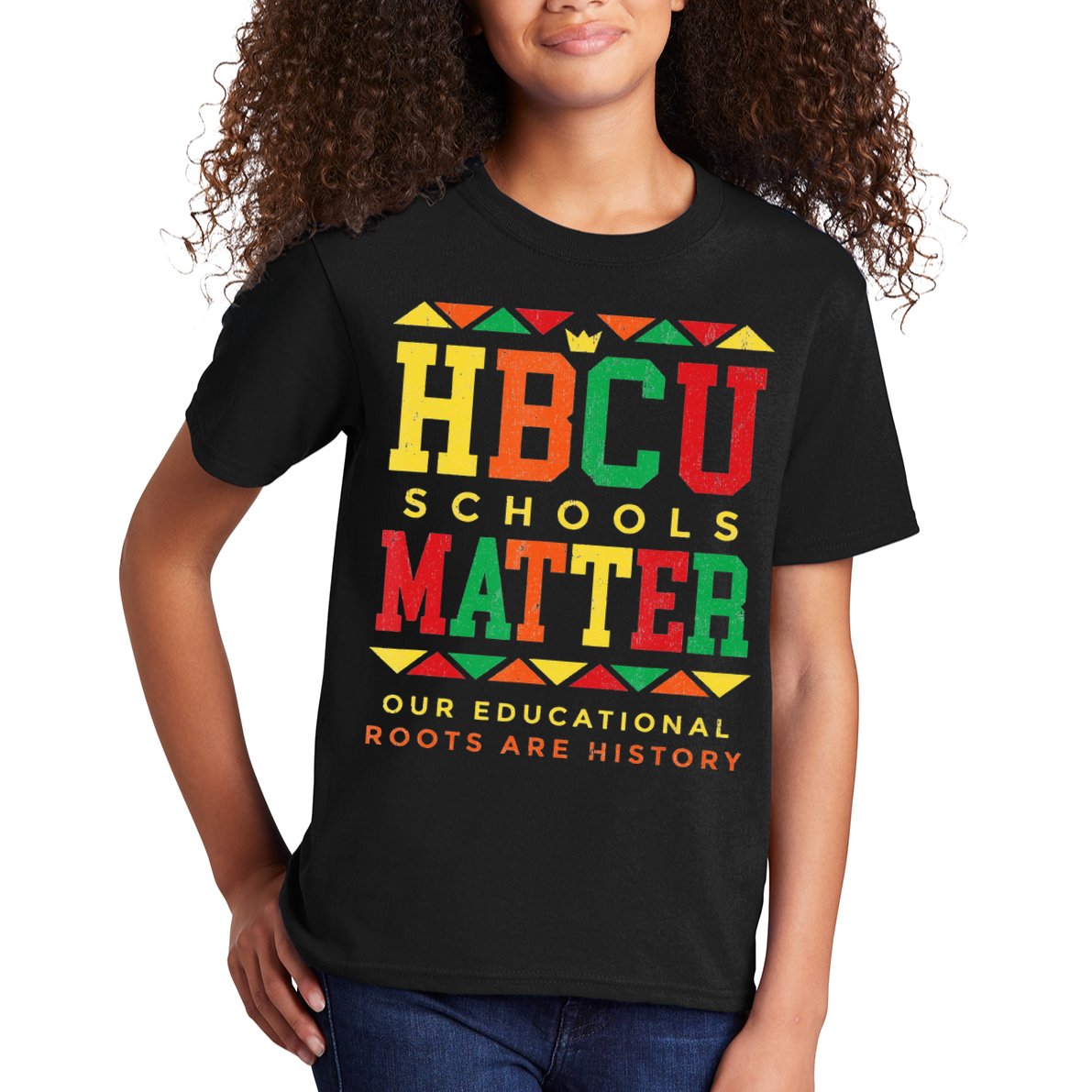HBCU Black College School Matters African American Student Kids T-Shirt