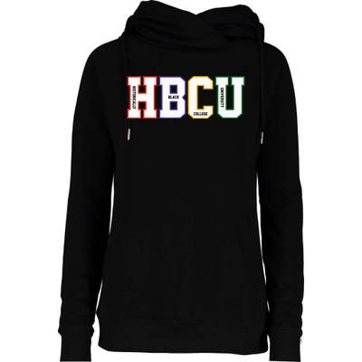 Historically Black College University Student HBCU Made Womens Funnel Neck Pullover Hood