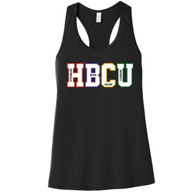 Historically Black College University Student HBCU Made Women's Racerback Tank