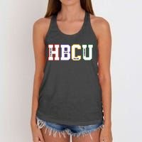 Historically Black College University Student HBCU Made Women's Knotted Racerback Tank