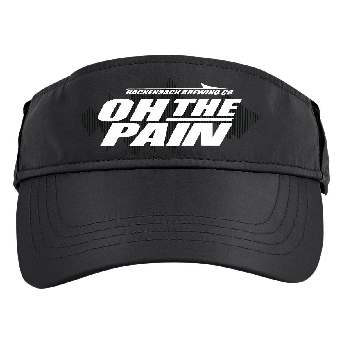 Hackensack Brewing Co Oh The Pain Adult Drive Performance Visor