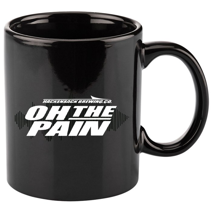 Hackensack Brewing Co Oh The Pain 11oz C Handle Ceramic Mug