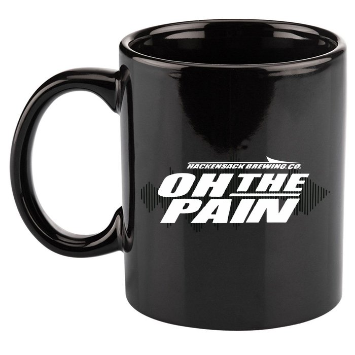 Hackensack Brewing Co Oh The Pain 11oz C Handle Ceramic Mug