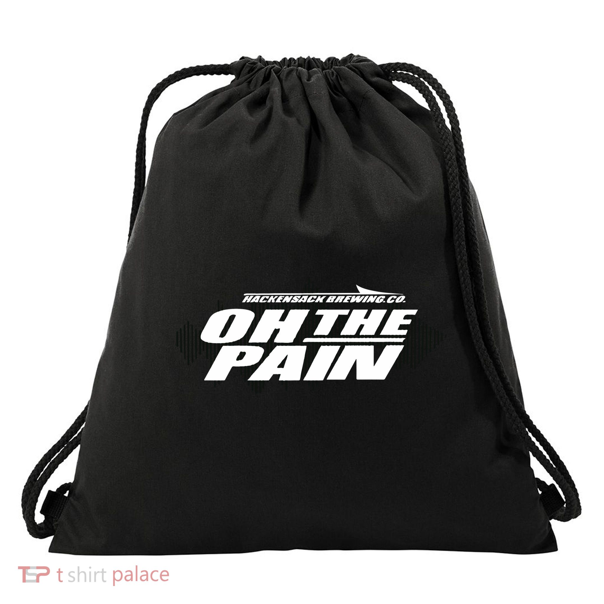 Hackensack Brewing Co Oh The Pain Drawstring Bag