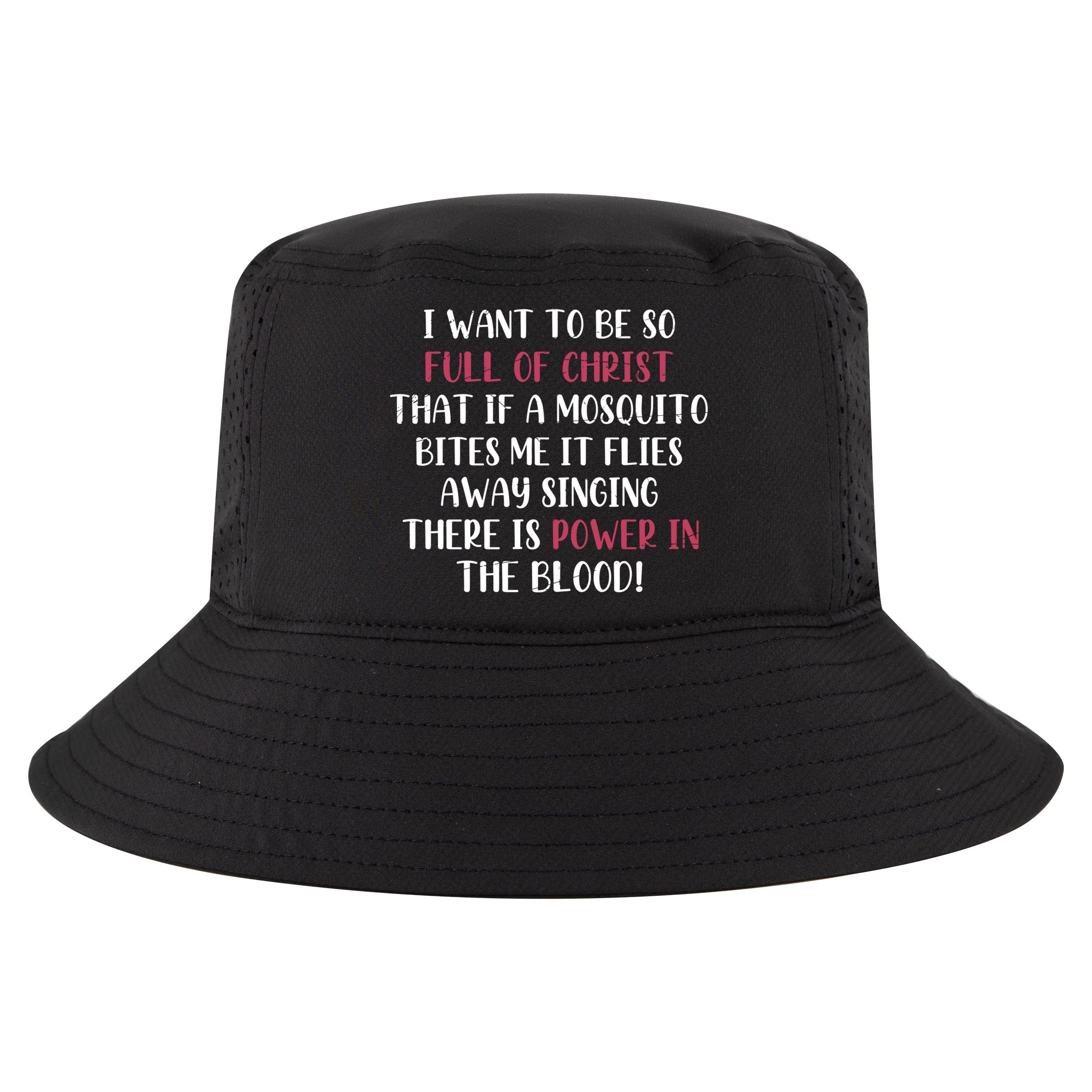 Holy Bible Christianity Faith Cross Gift Jesus Funny Prayer Great Gift Cool Comfort Performance Bucket Hat